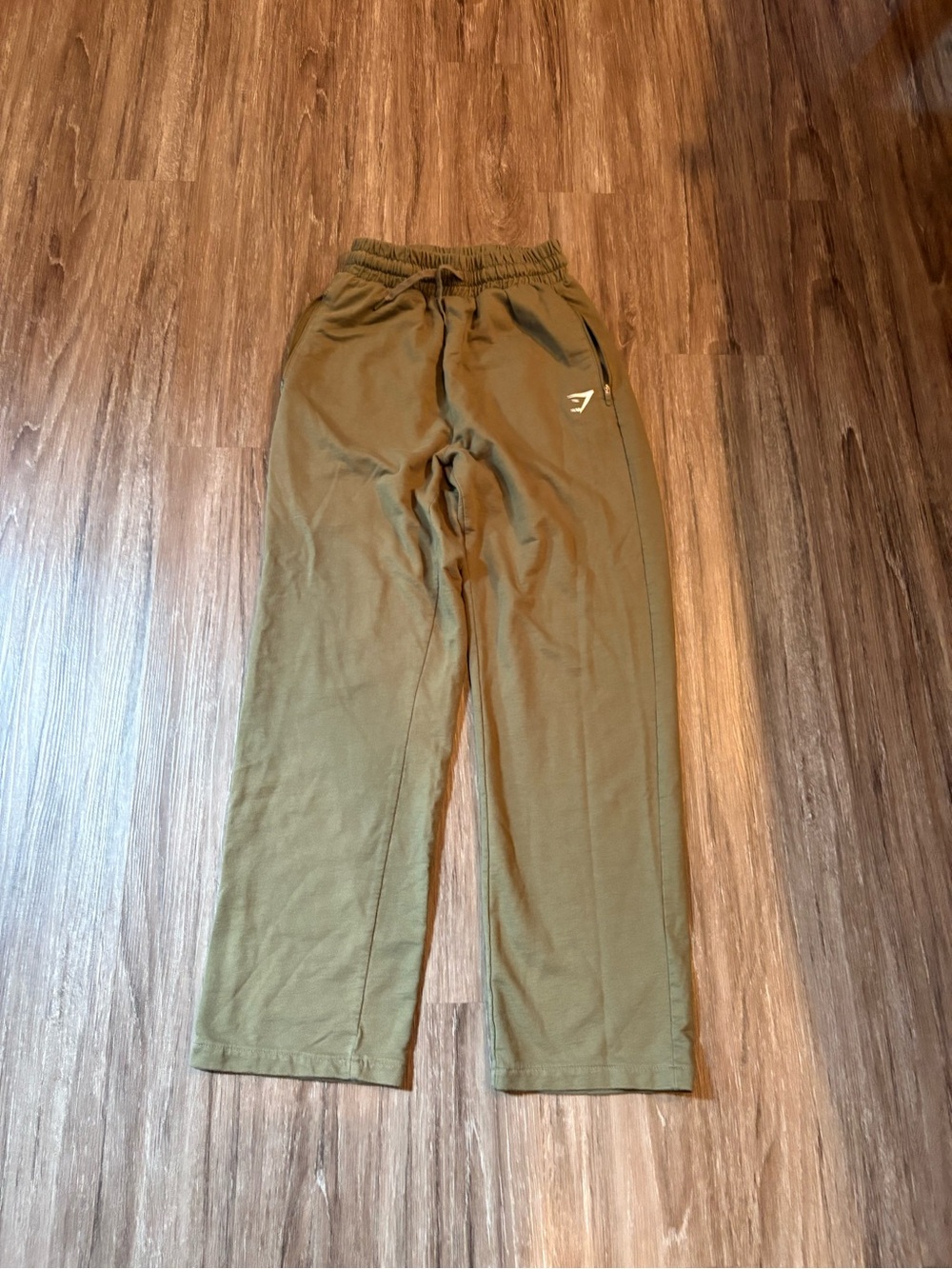 Gymshark Olive Track Joggers - Men's Casual Sweatpants